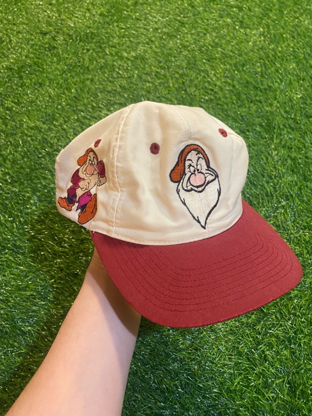 Vintage disney rare Snow White grumpy adjustable hat